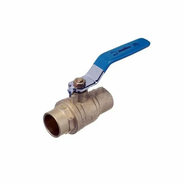 0.5 in. Unique Brass-Blue Ball Valve in Brass, American Imaginations, Mfr#: AI-37965